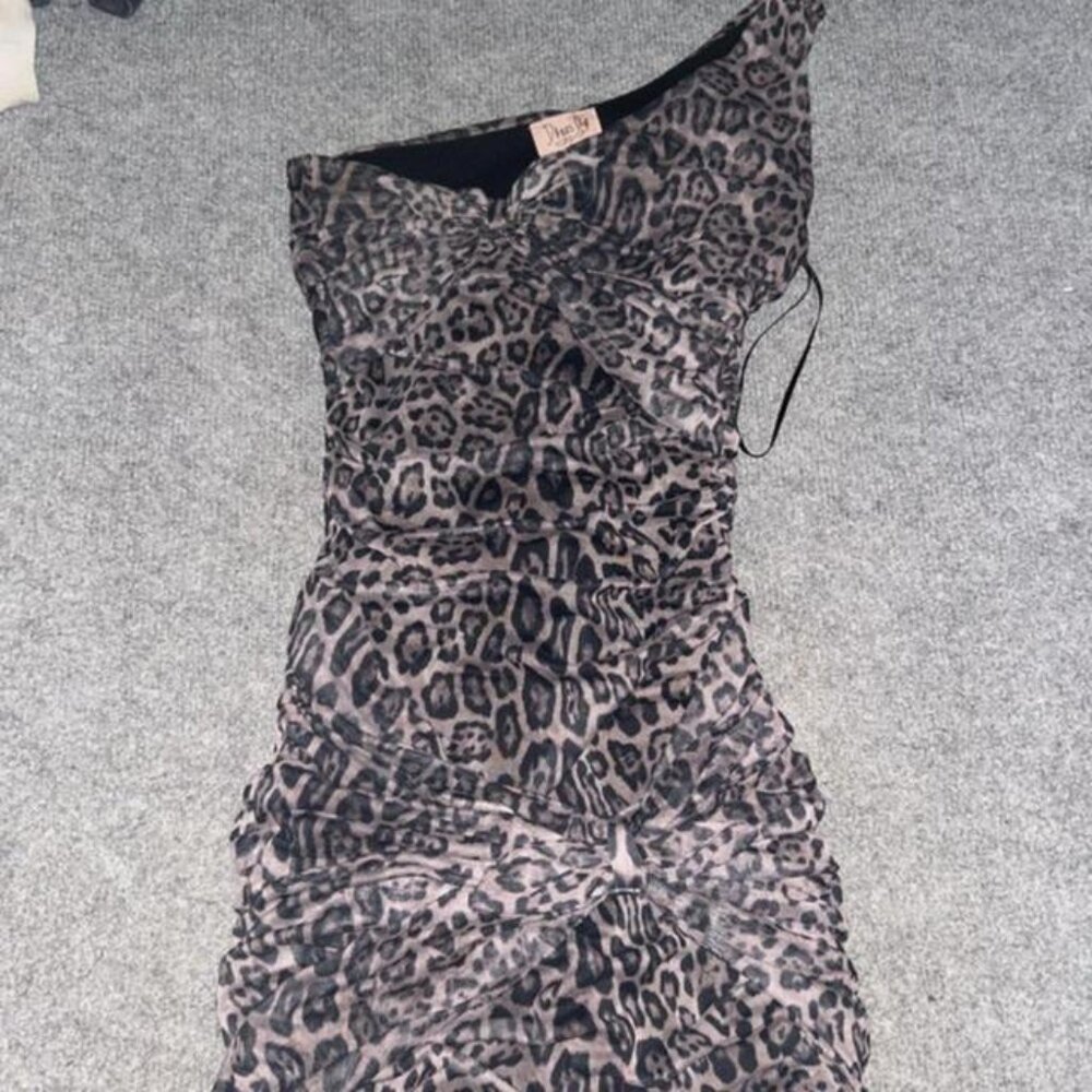 Topshop Women's Brown and Multi Dresses